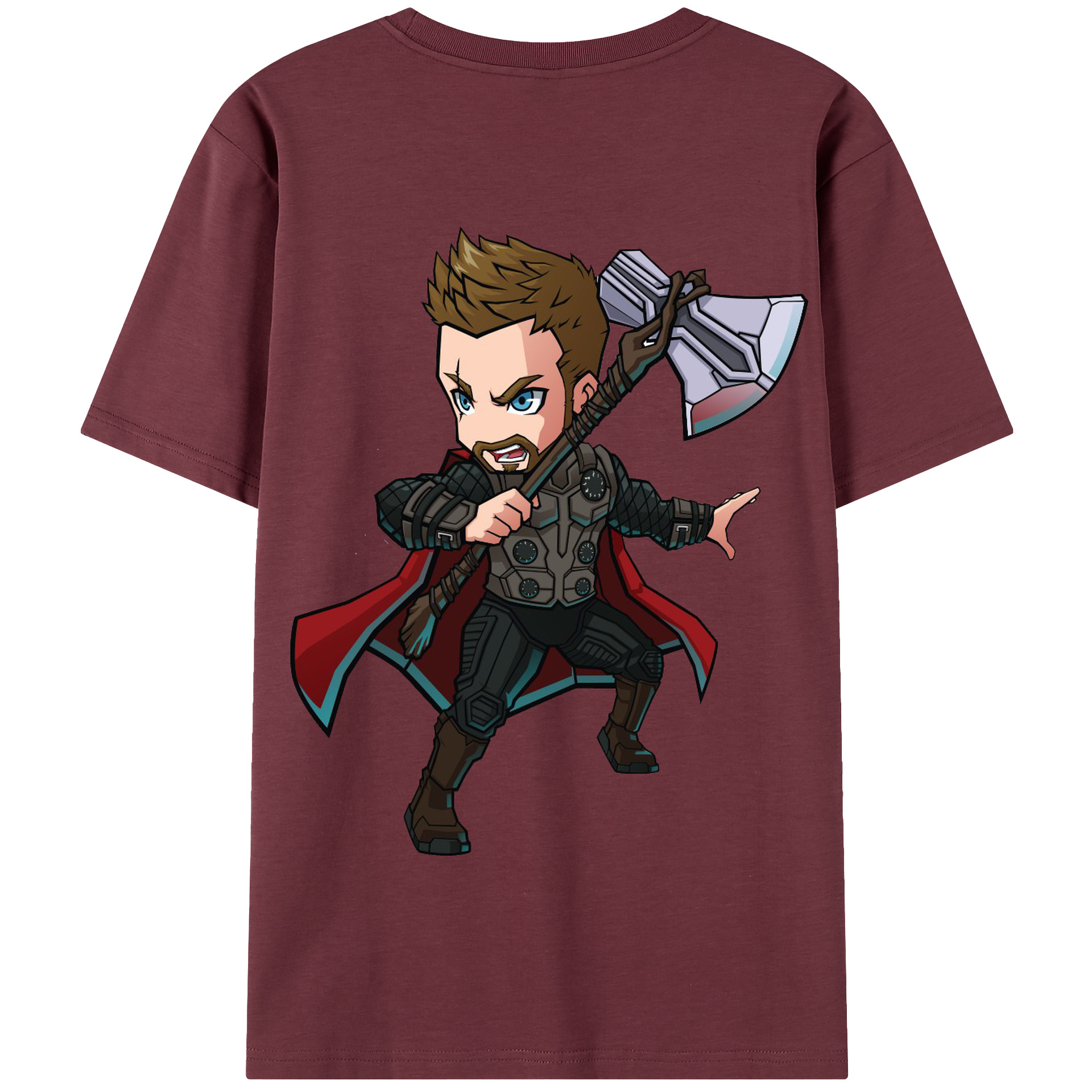 （画像用） アベンジャーズ The Avengers 綿100％半袖Tシャツ（背面プリント）